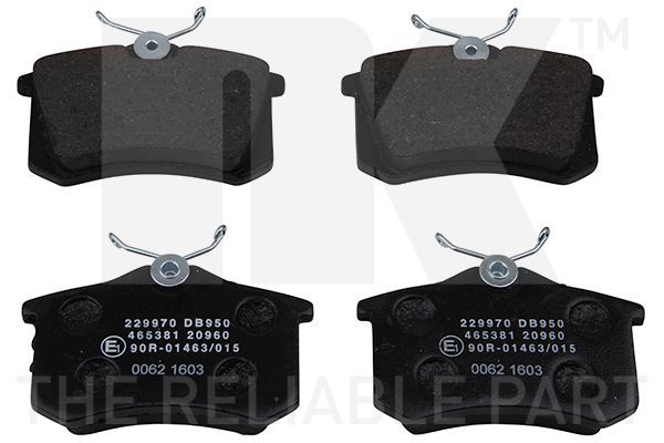 Volkswagen Golf5 Arka Fren Balatası Apatech Marka AP848-1J0698451P