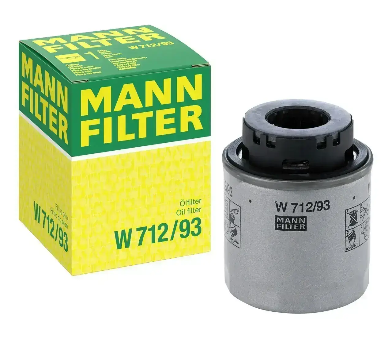 VW GOLF6 1.6 BENZİNLİ Yağ Filtresi MANN Marka W712/93
