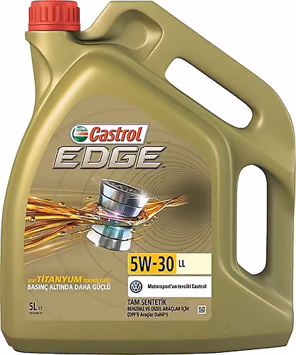 VW PASSAT B8 1.6 TDI Motor Yağı 5W30 Castrol Edge Marka 5LT