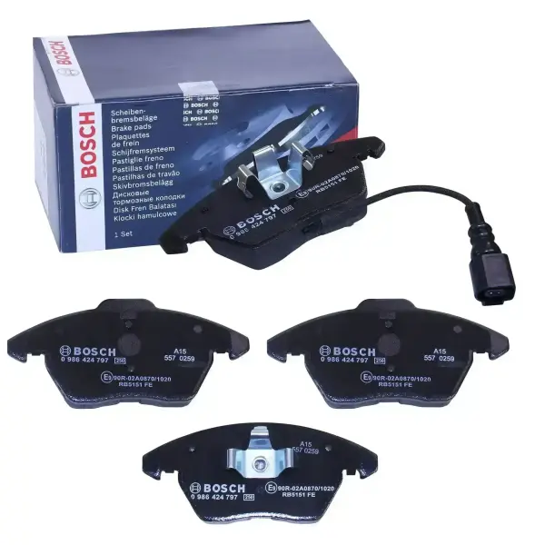 VW SCİROCCO 2.0 TFSİ  Ön Fren Balatası (Kablolu) BOSCH Marka 0986424797