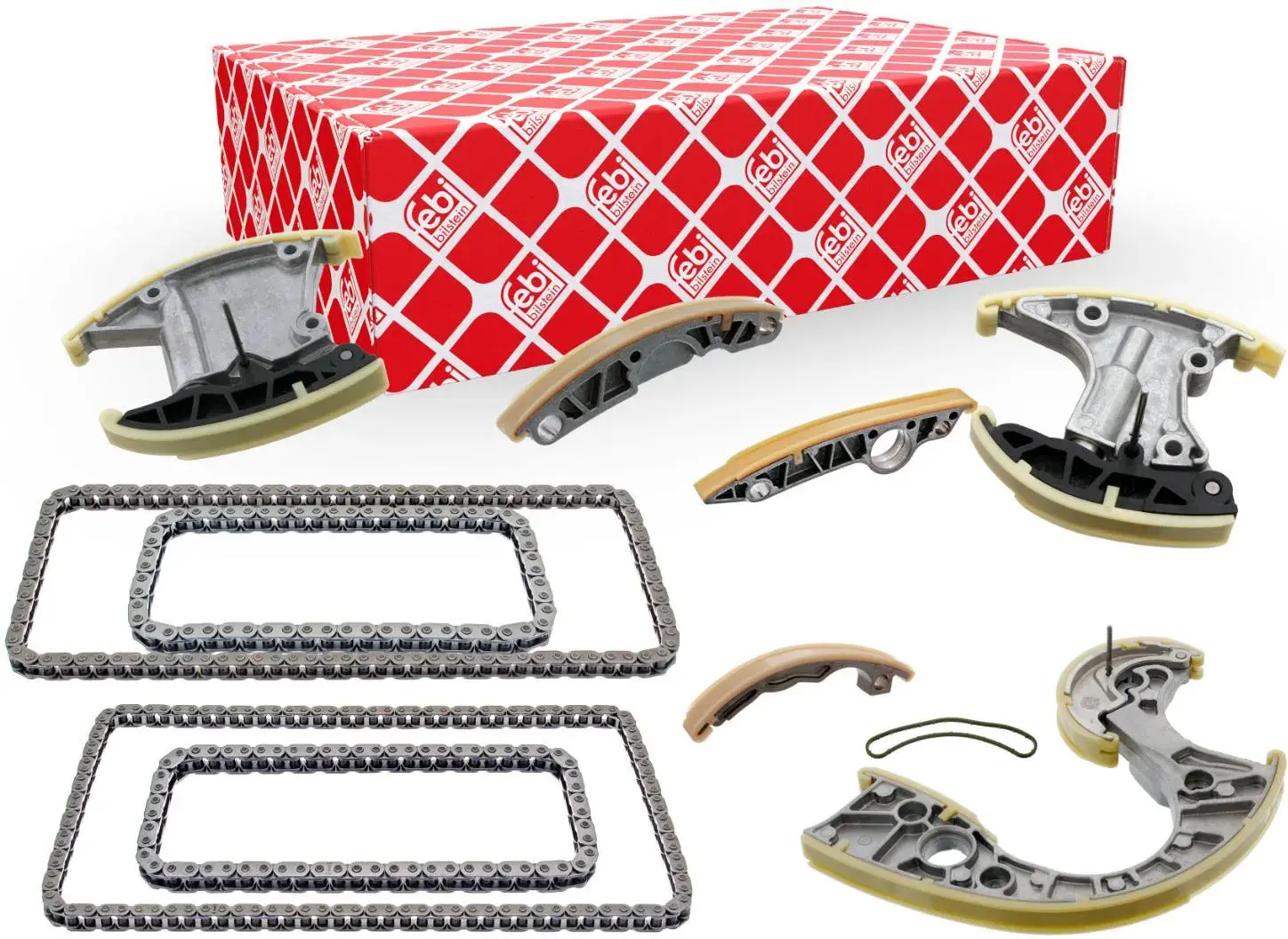 VW Touareg 3.0 TDI Zincir Seti (11 Parça) FEBI Marka 100488