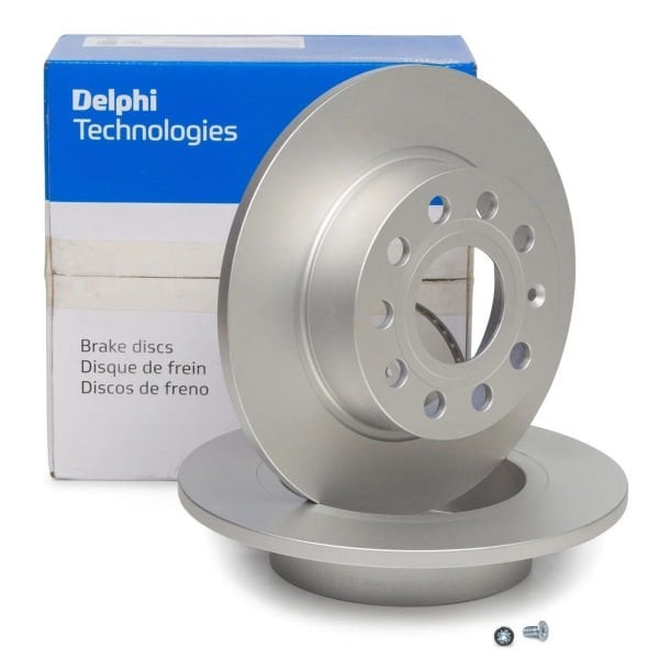 Volkswagen Golf 6 2009-2011 Model Arası Arka Fren Disk Takımı Delphi Marka BG3834C  / 1K0615601AB