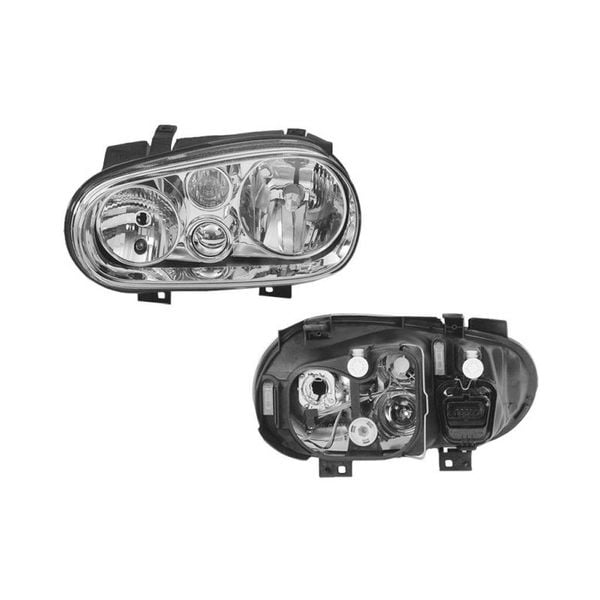 Volkswagen Golf 4 1998-2004 Model Arası Sol Sissiz Far DEPO Marka 1J1941017B