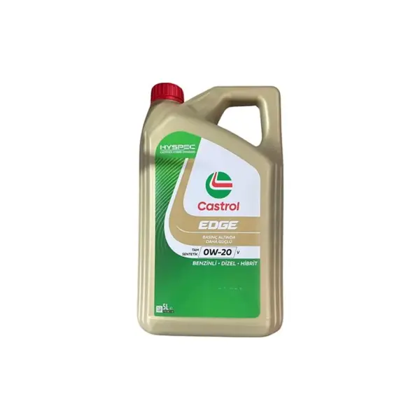 VW GOLF7 1.5 TSİ Motor Yağı 0W20 Castrol Marka 5LT
